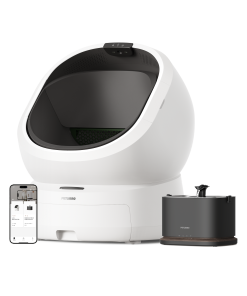 Luma Smart Litter Box & Dockstream 2 Smart Fountain - Black