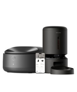Complete Feeding — Vision Bundle - Black / Plastic bowl